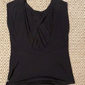 Z BY ZELLA cut out back black T-shirt